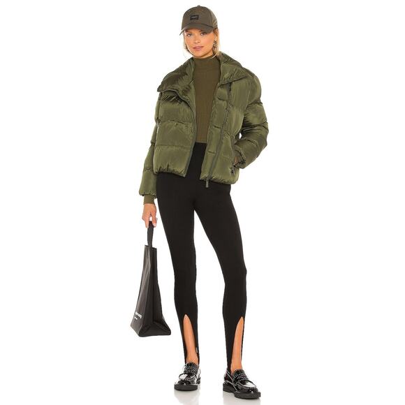 Toast Society Jupiter Puffer Jacket Khaki Green - S - Picture 6 of 7